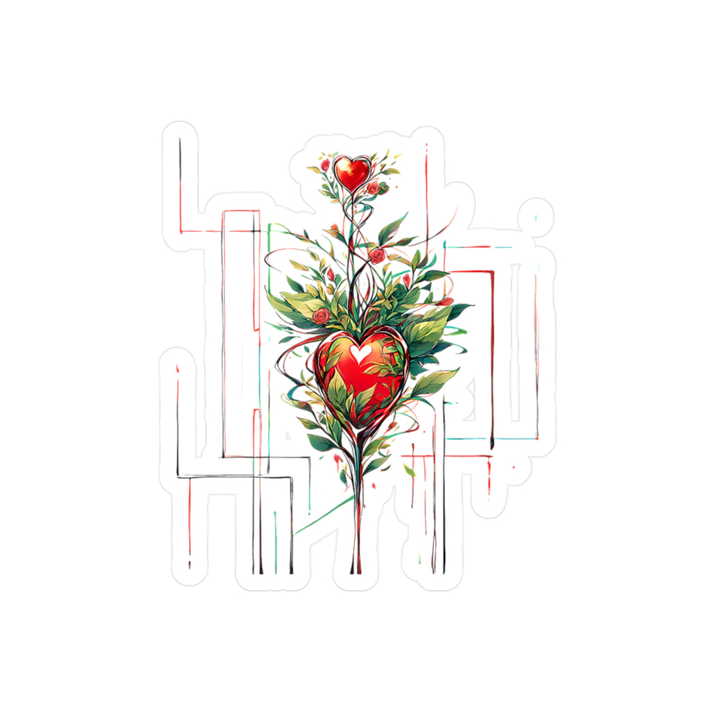 MIDNIGHT INK | Heart Roses Sticker