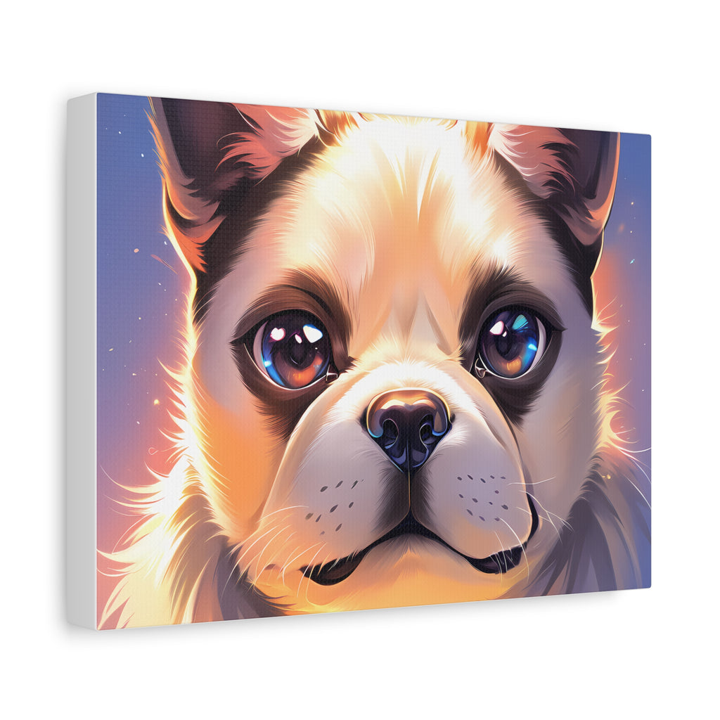 PACK LEADER | French Bulldog Canvas Art Print
