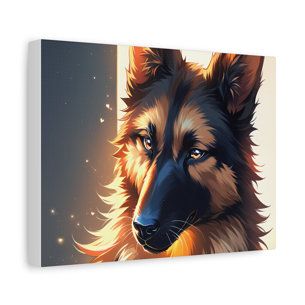 PACK LEADER | German Shepherd Canvas Art Print