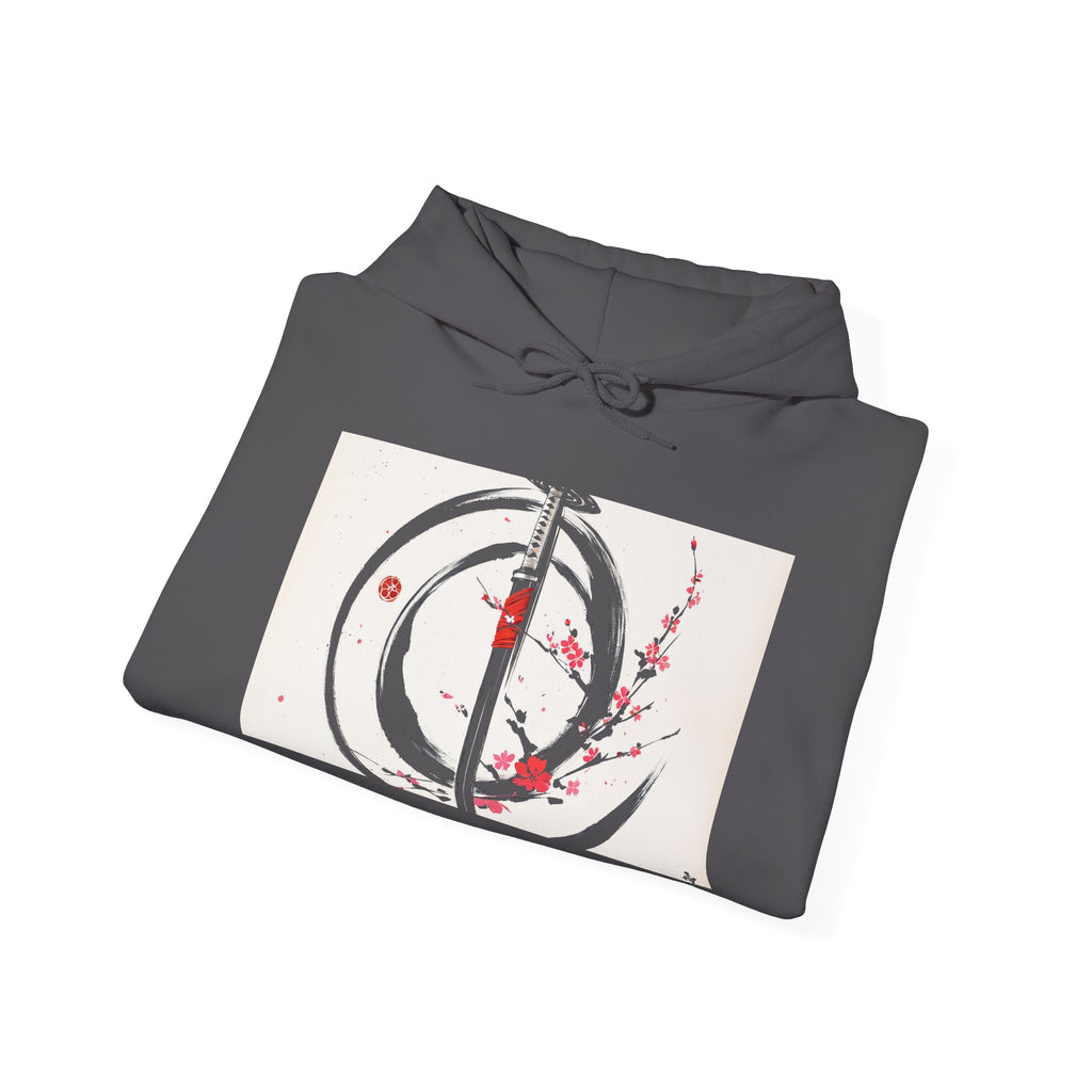 RONIN | Chest Emblem Hoodie (Charcoal Heather)