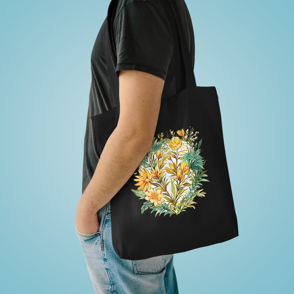 THE WITCH'S GARDEN | Pressed Flowers Tote Bag