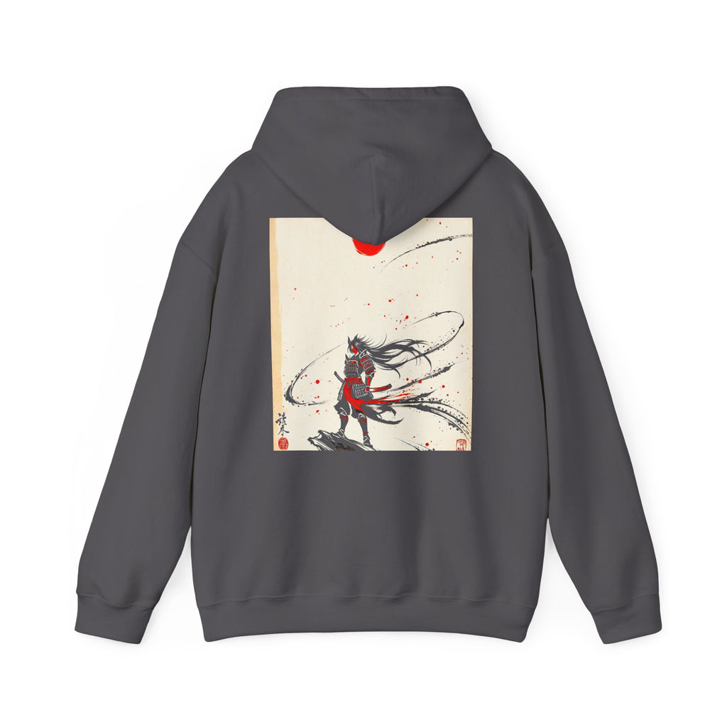 RONIN | Wolf Warrior Hoodie (Charcoal Heather)