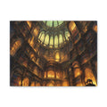MIDNIGHT INK | Library Canvas Art Print