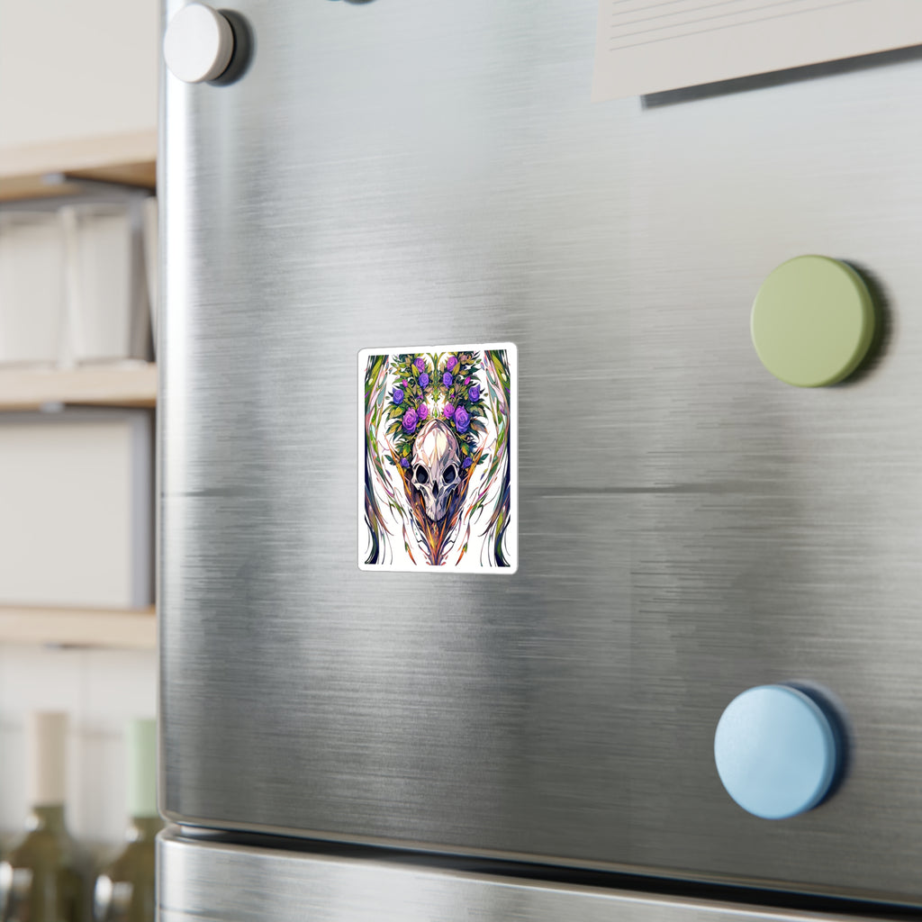 CORVUS | Skull Flowers Sticker