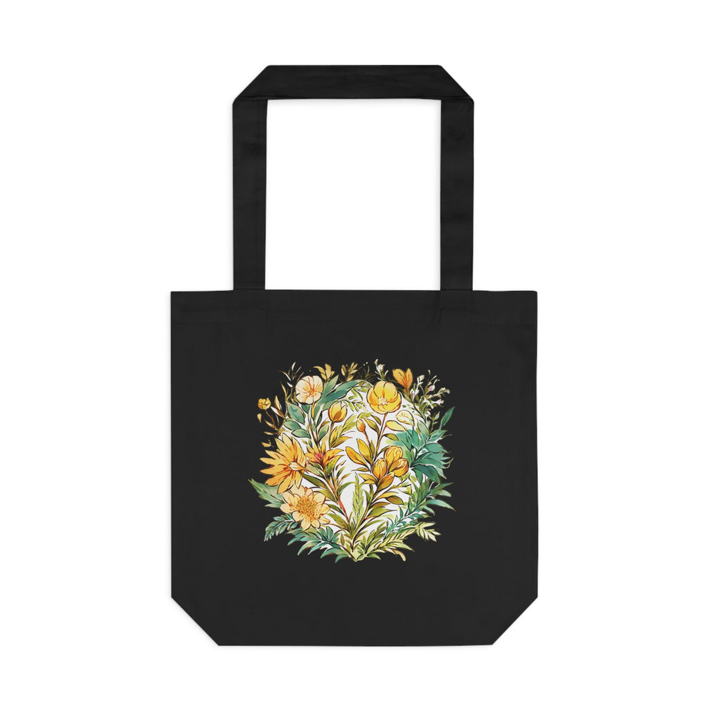 THE WITCH'S GARDEN | Pressed Flowers Tote Bag
