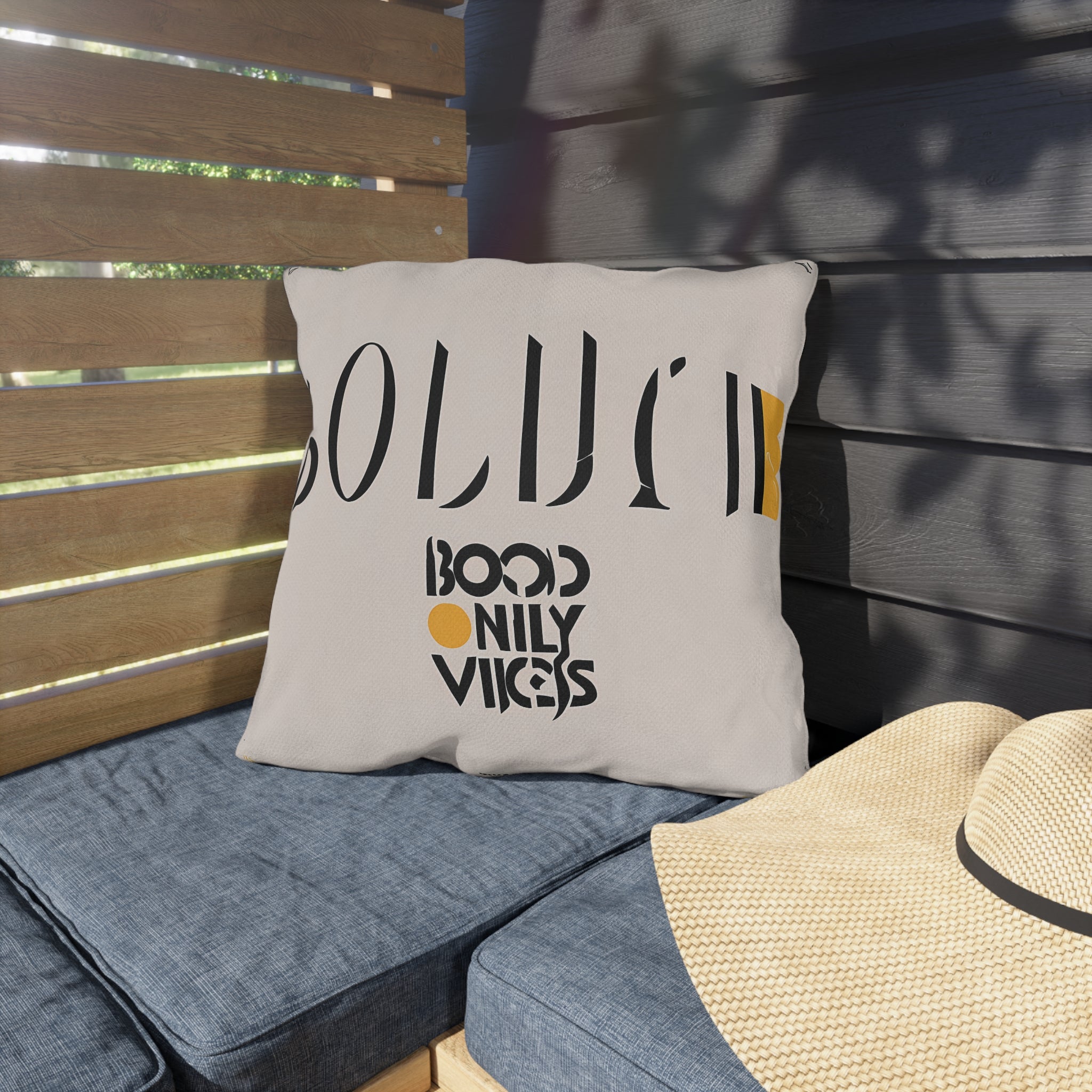 FUNNY BONES | Good Vibes Throw Pillow
