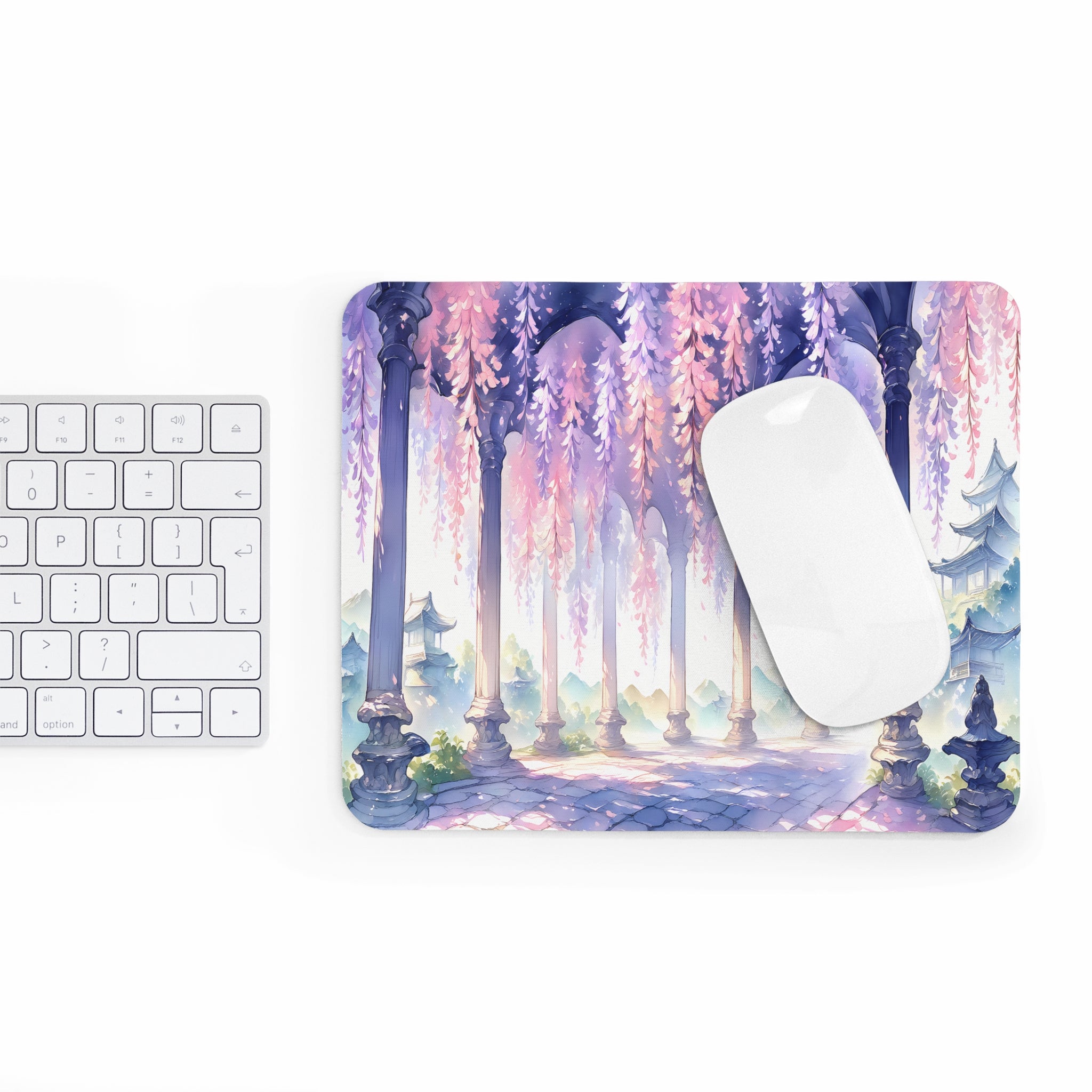 SAKURA GARDEN | Wisteria Tunnel Desk Pad