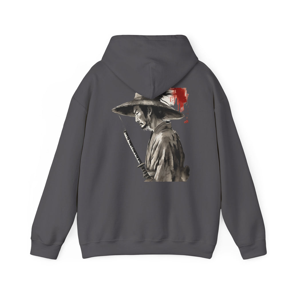 RONIN | Hoodie Back (Charcoal Heather)