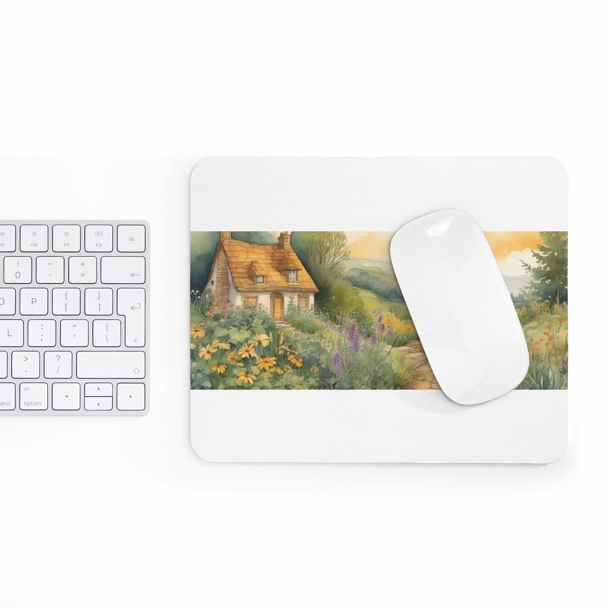 THE WITCH'S GARDEN | Panoramic Desk Mat