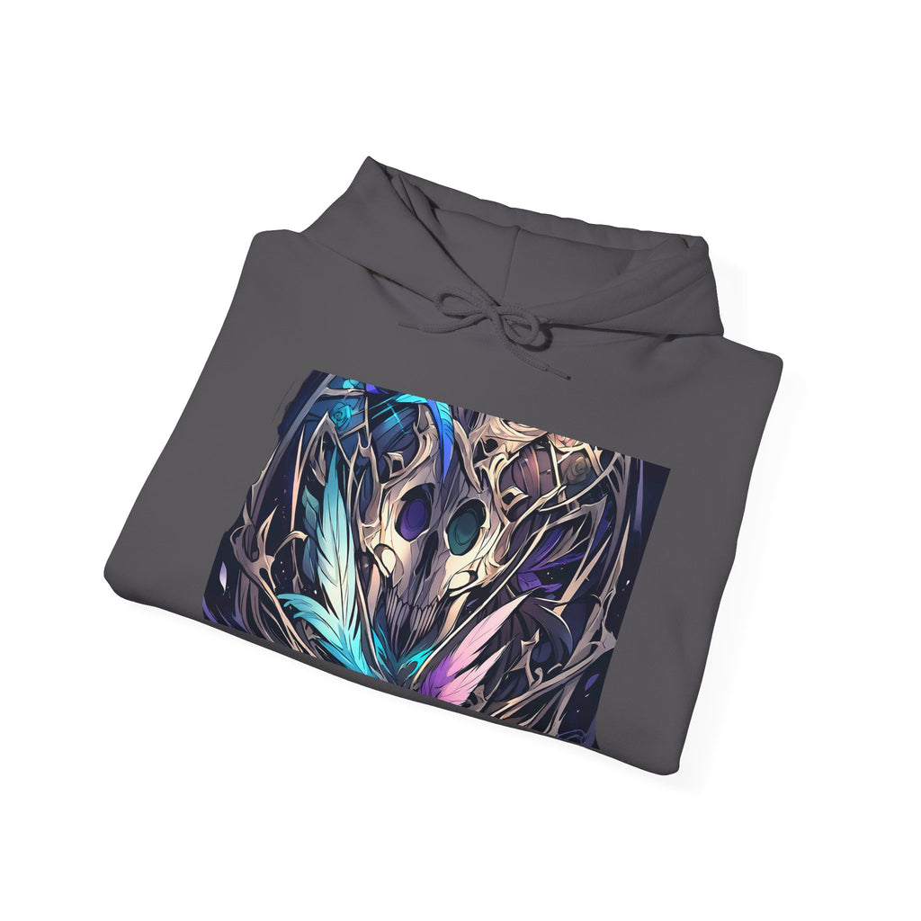 CORVUS | Skull Flowers Hoodie