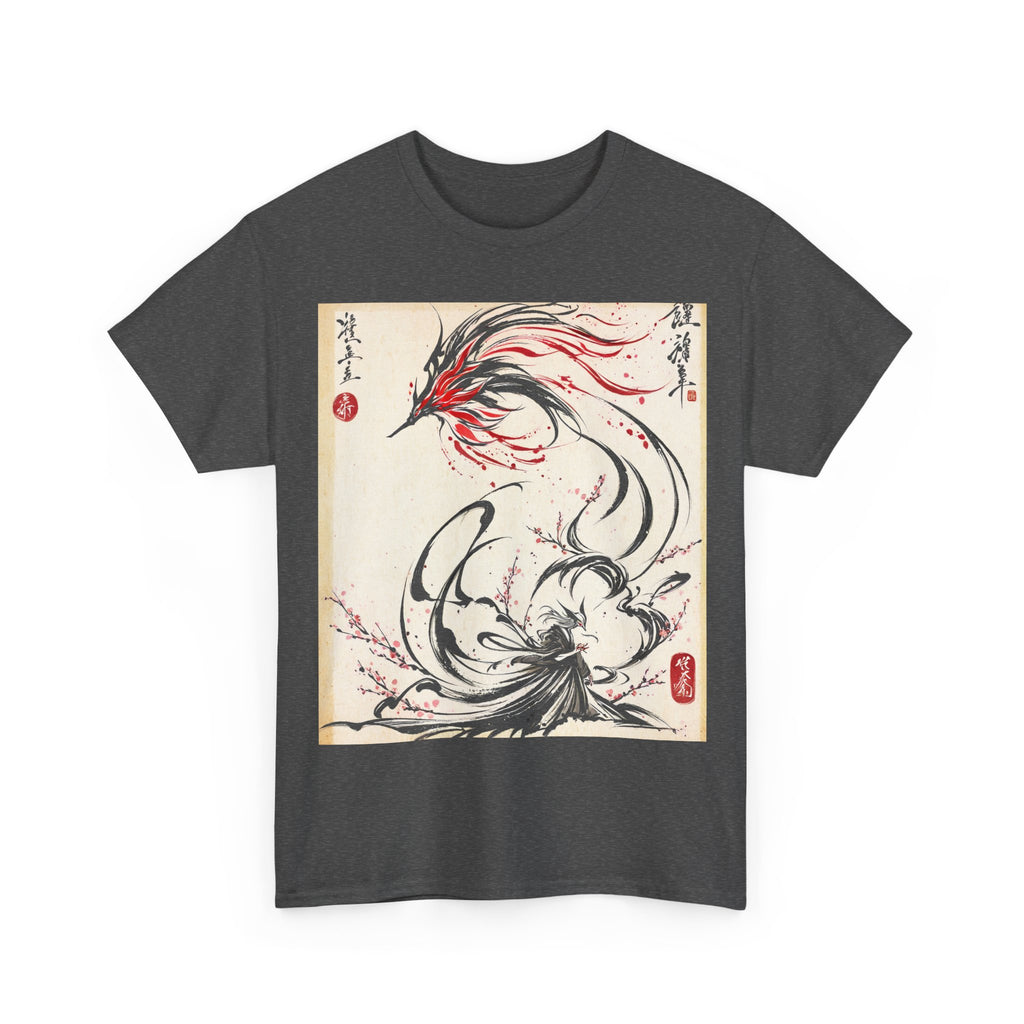 RONIN | Kitsune Spirit Tee (Charcoal Heather)