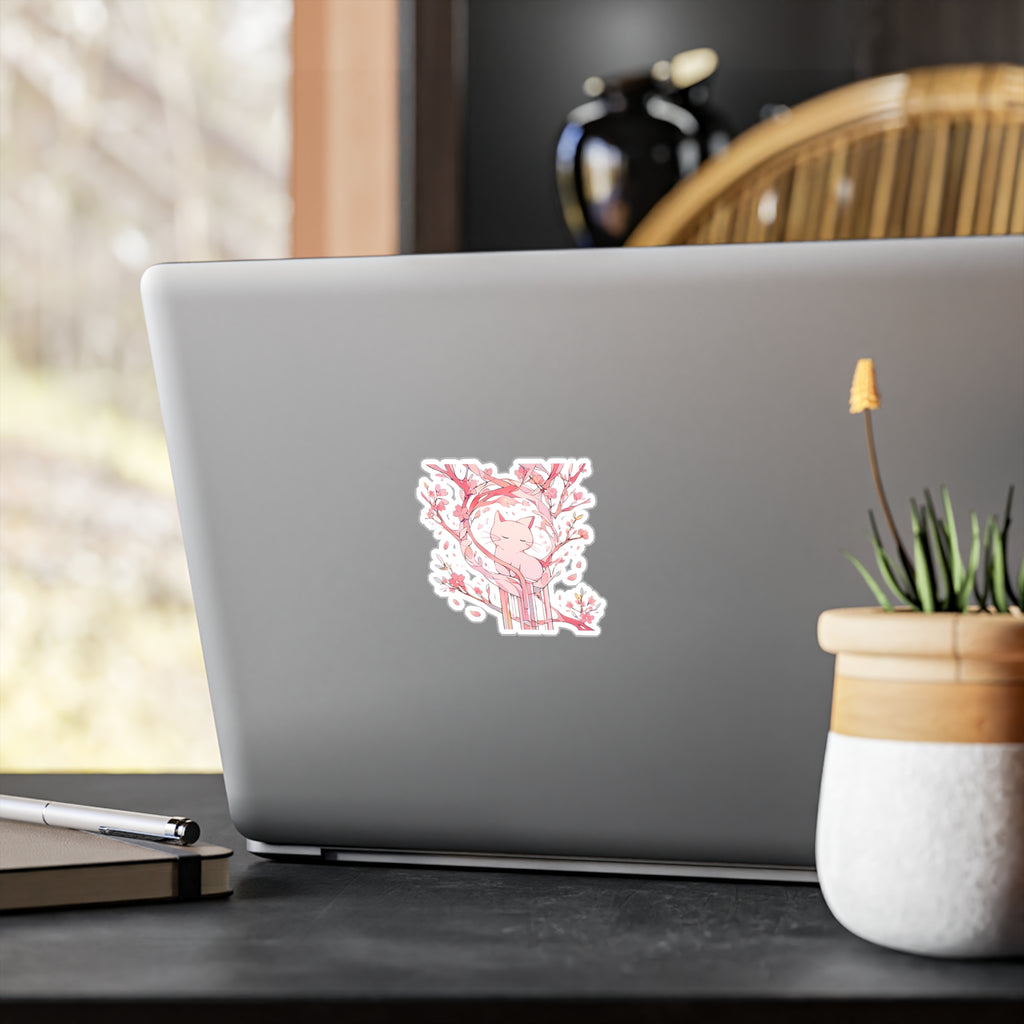 SAKURA GARDEN | Cat Blossoms Sticker