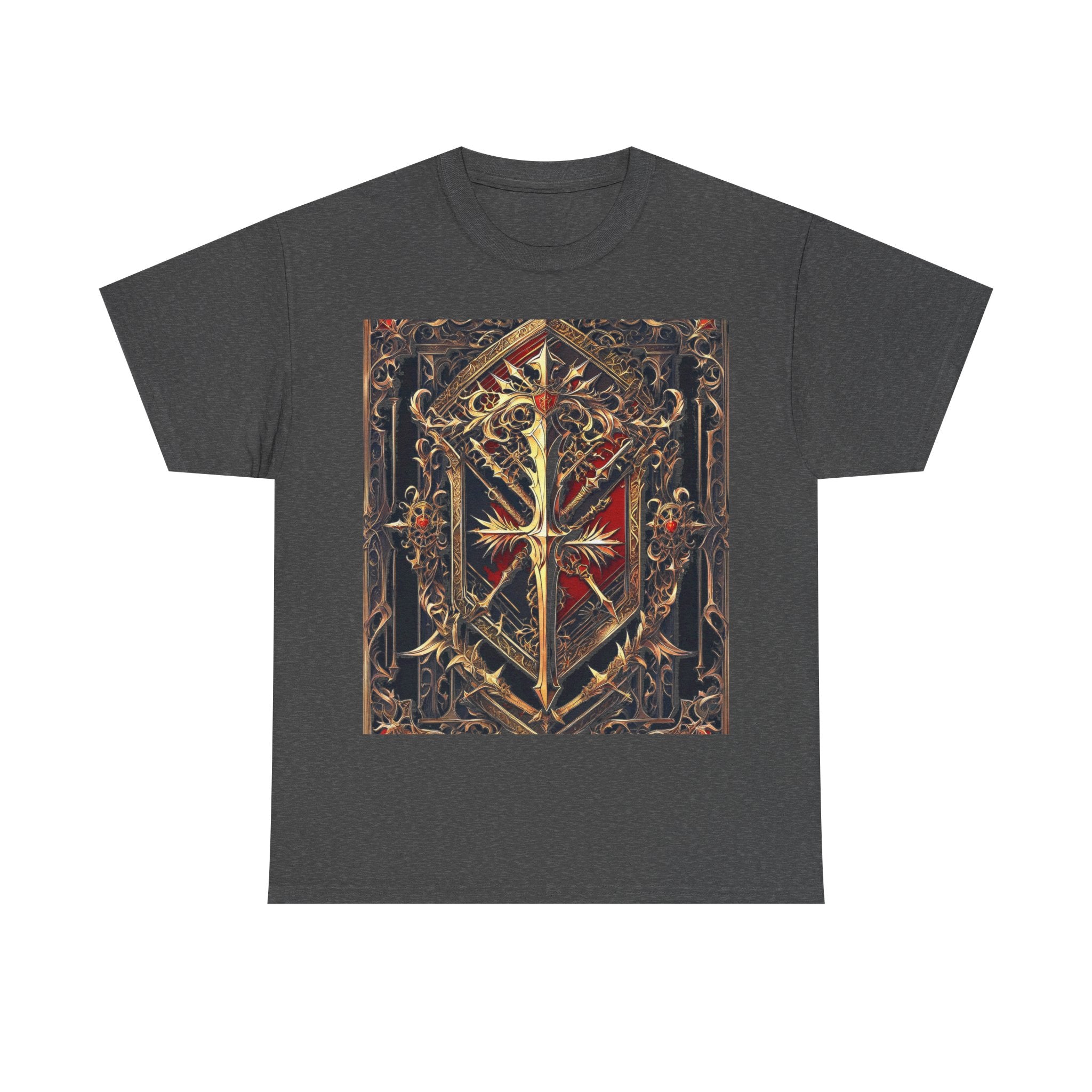 IRON CROWN | Iron Crest Tee (Charcoal Heather)