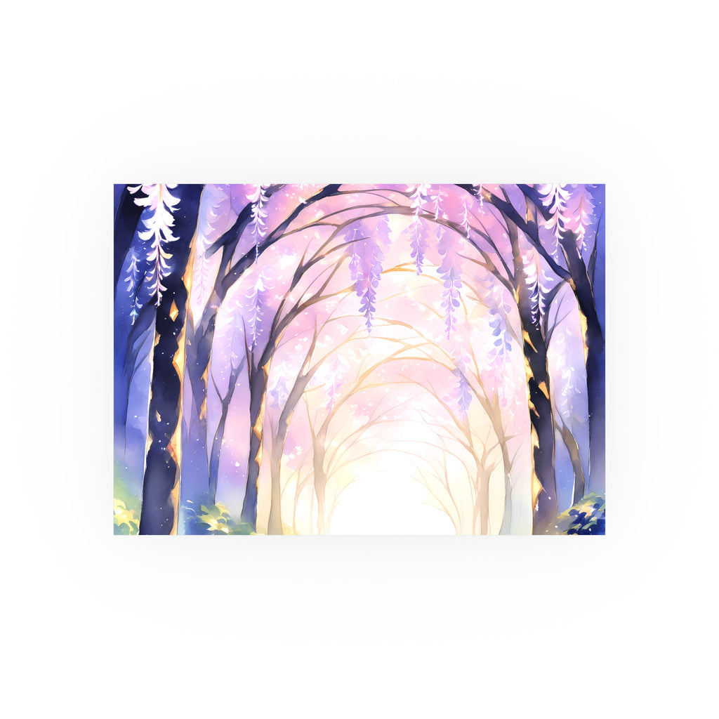 SAKURA GARDEN | Wisteria Tunnel Art Poster