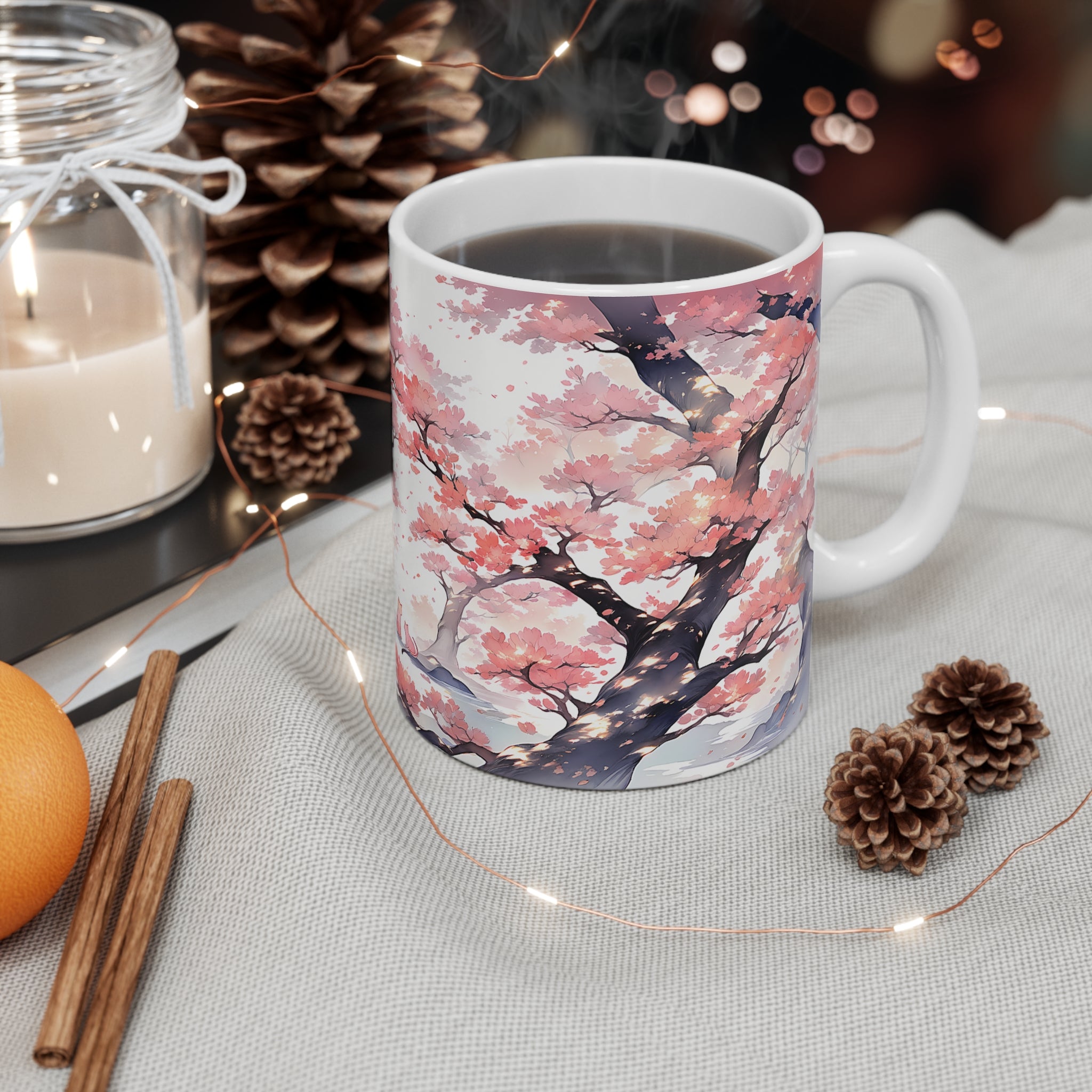 SAKURA GARDEN | Cat Blossoms Mug