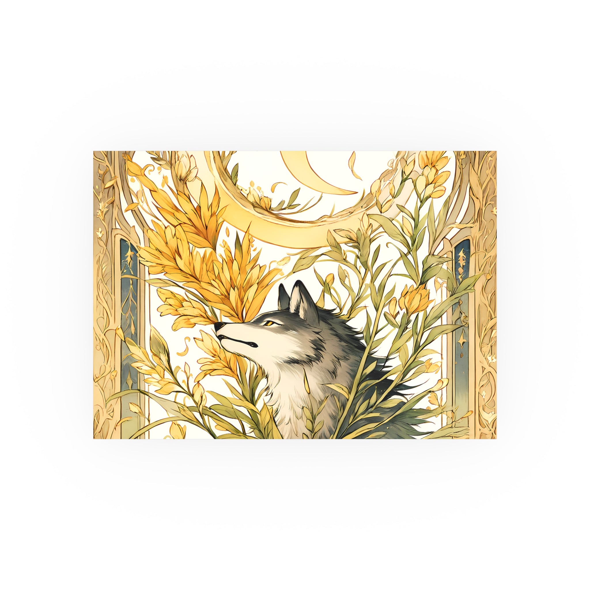 THE WITCH'S GARDEN | Tarot Moon Art Poster