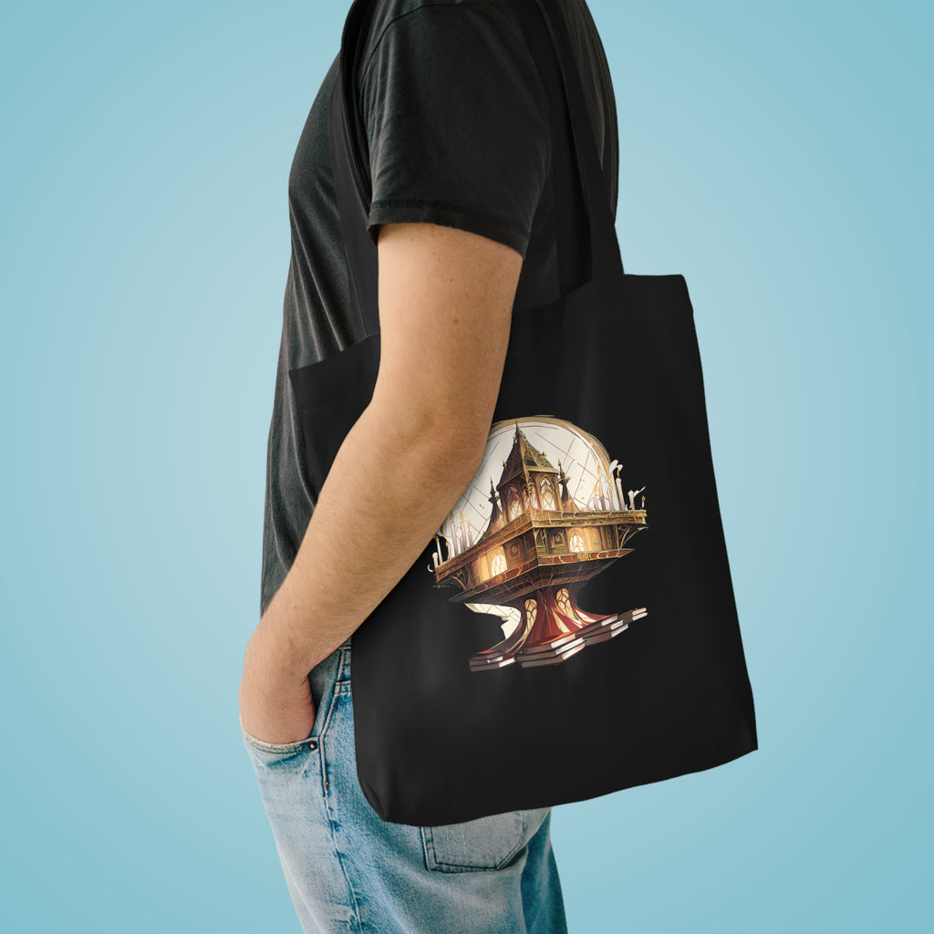 MIDNIGHT INK | Books Candle Tote Bag