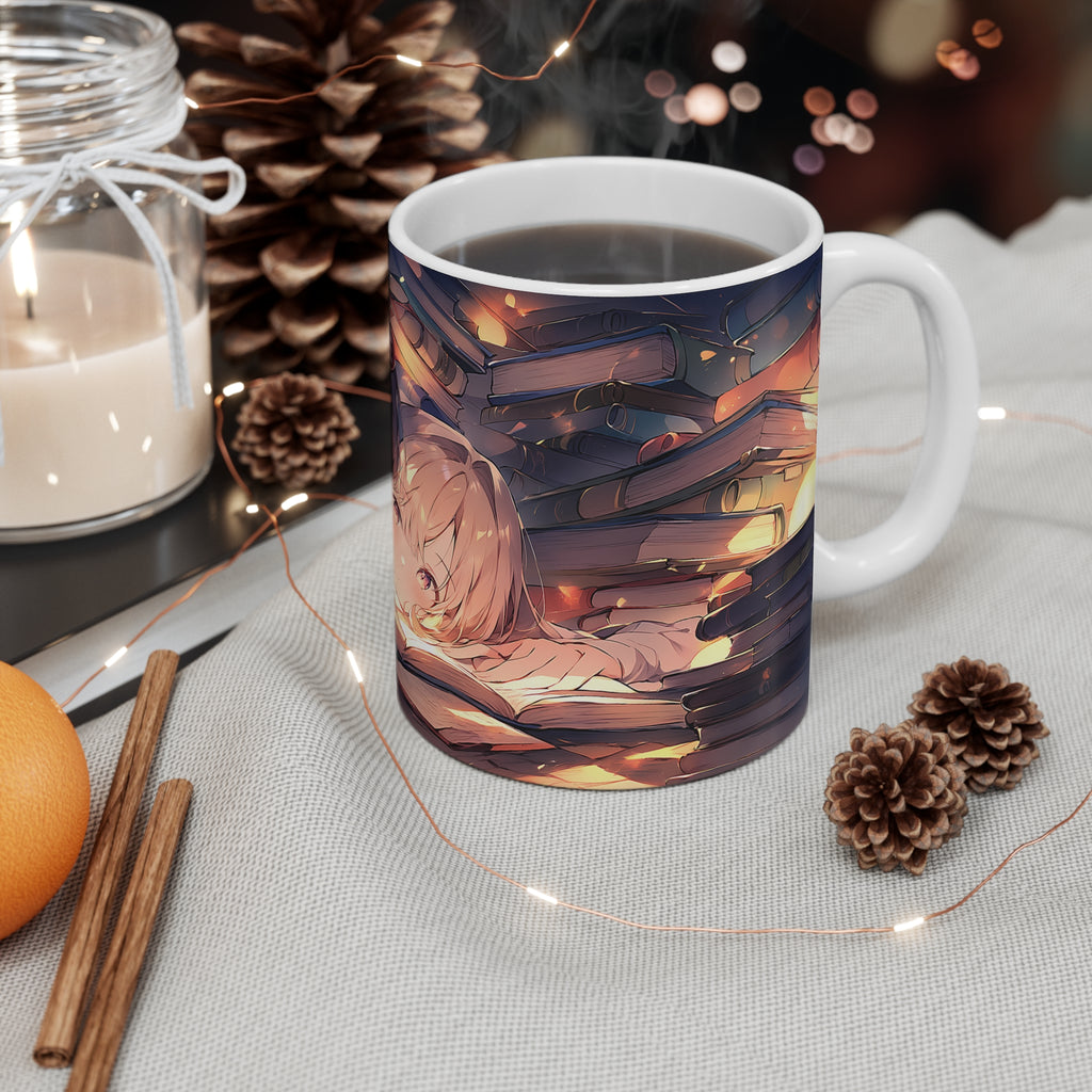 PACK LEADER | Cat Books Mug
