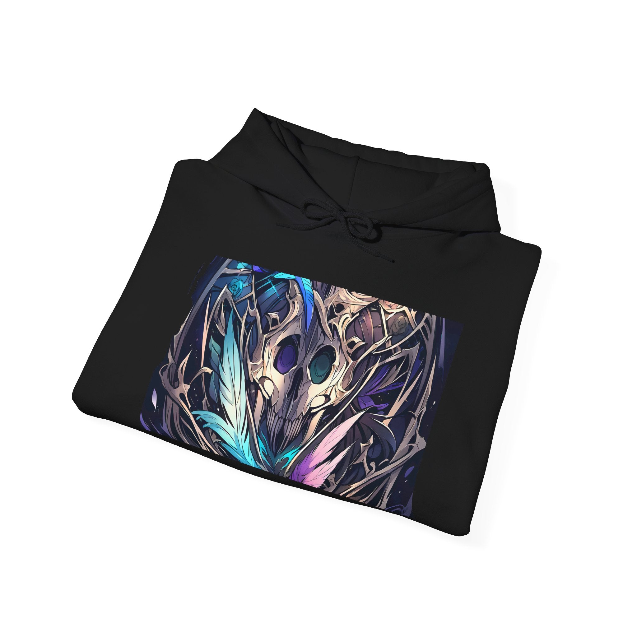 CORVUS | Skull Flowers Hoodie