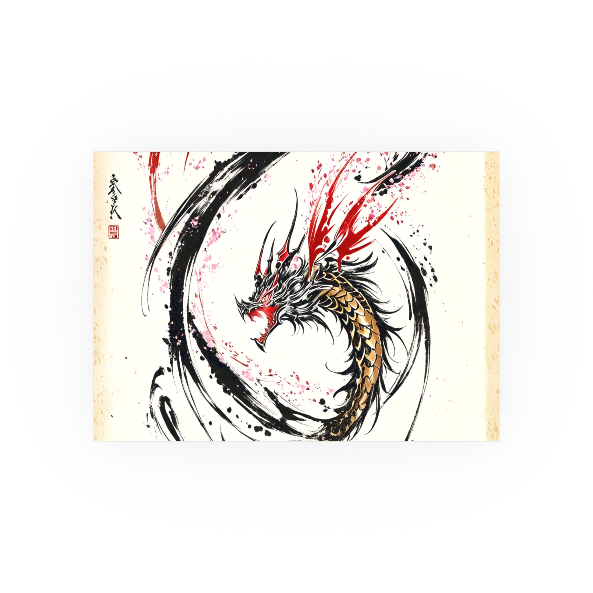 RONIN | Koi Dragon Art Poster