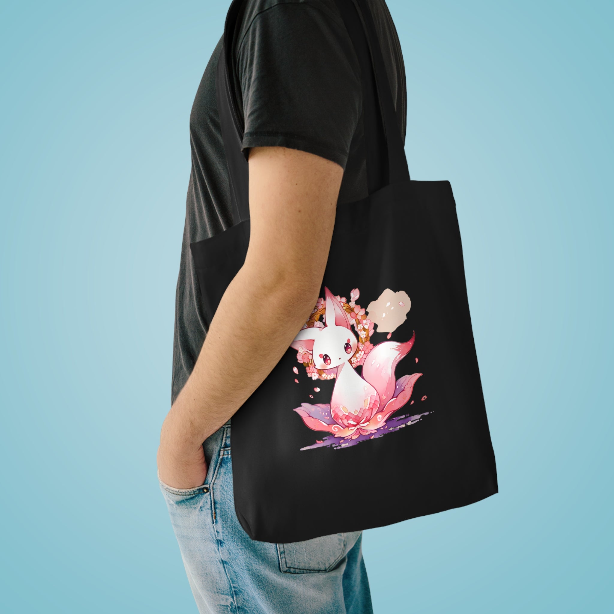 SAKURA GARDEN | Kawaii Fox Tote Bag