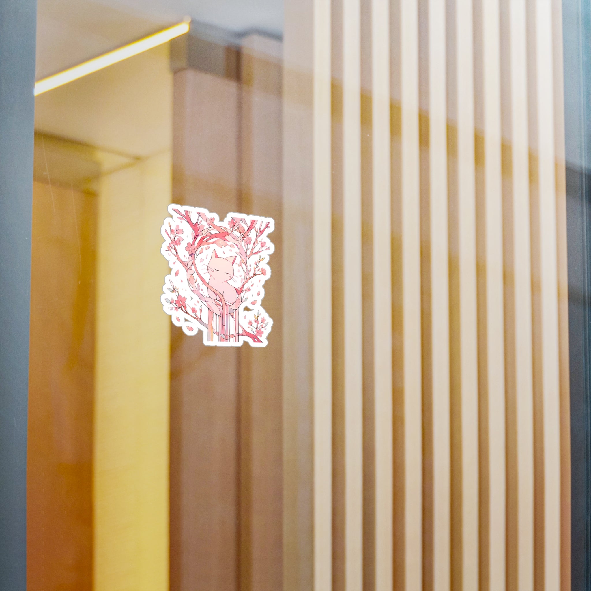 SAKURA GARDEN | Cat Blossoms Sticker