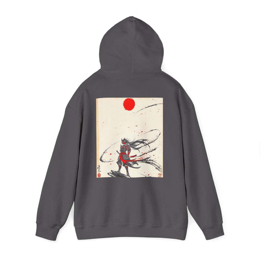 RONIN | Wolf Warrior Hoodie (Charcoal Heather)