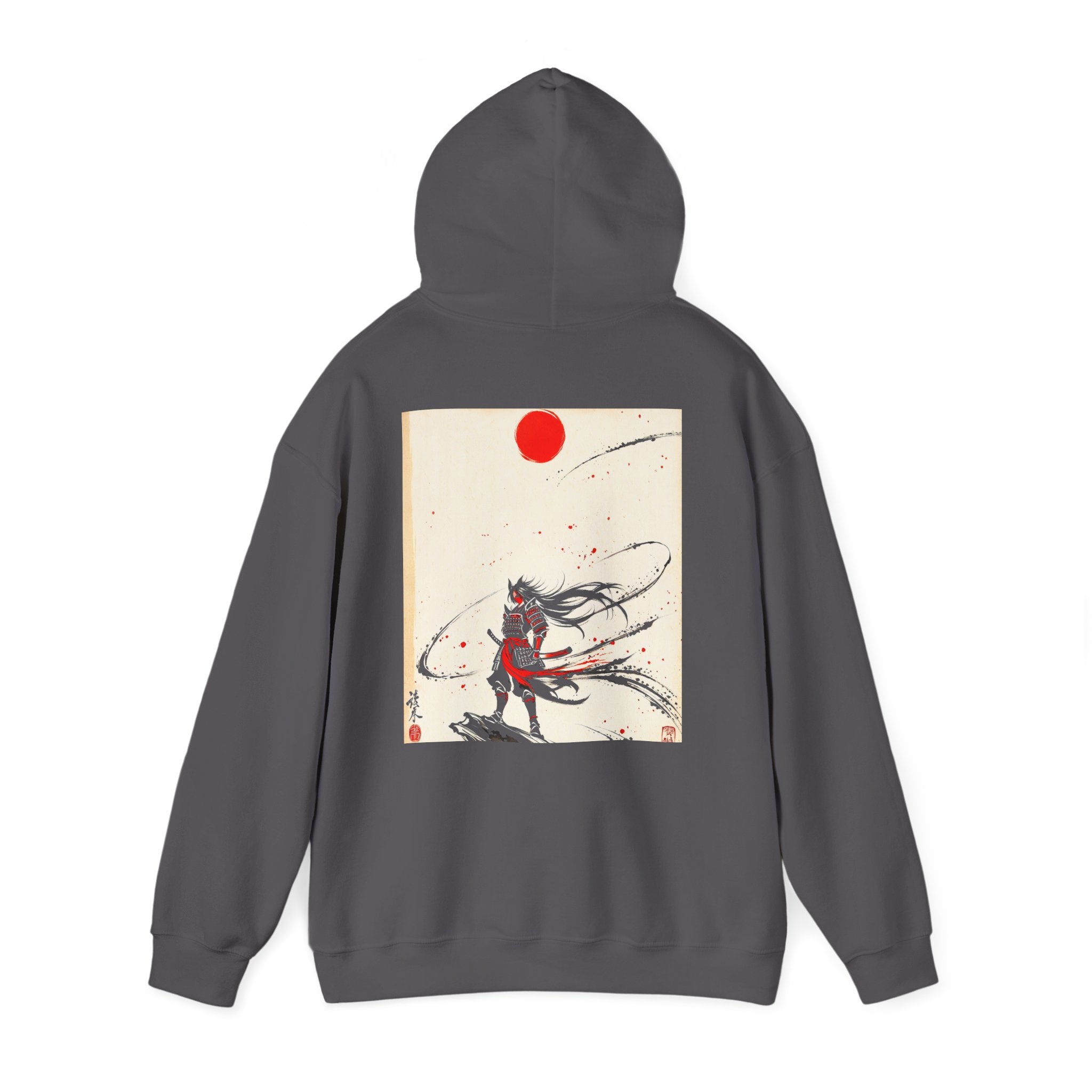 RONIN | Wolf Warrior Hoodie (Charcoal Heather)