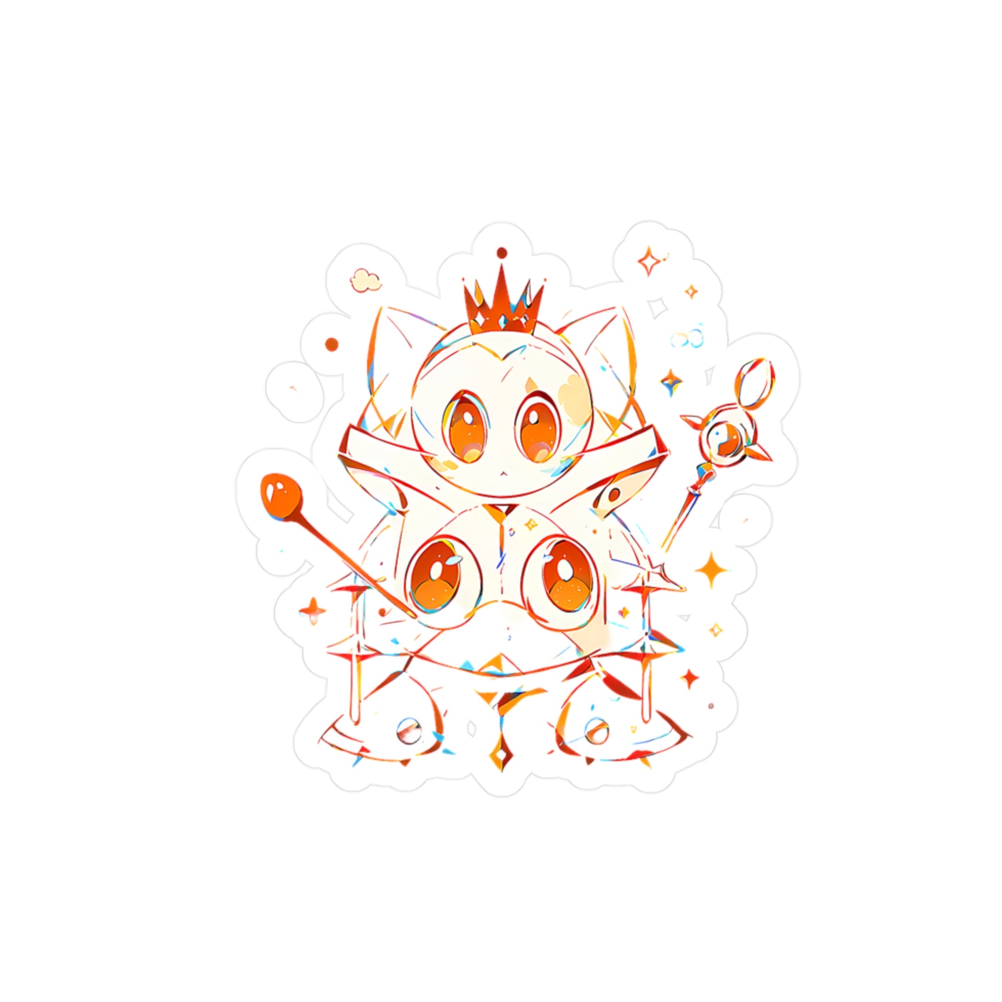 IRON CROWN | Cat Knight Sticker