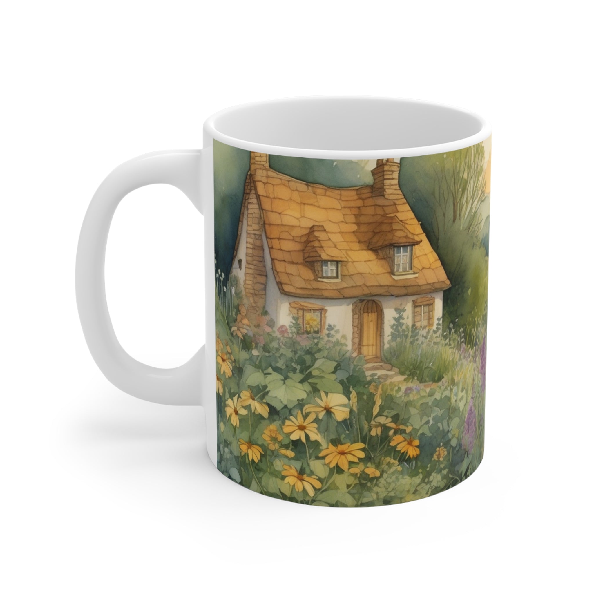 THE WITCH'S GARDEN | Panoramic Art Mug