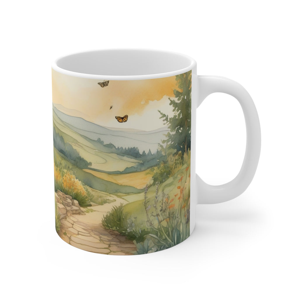 THE WITCH'S GARDEN | Panoramic Art Mug