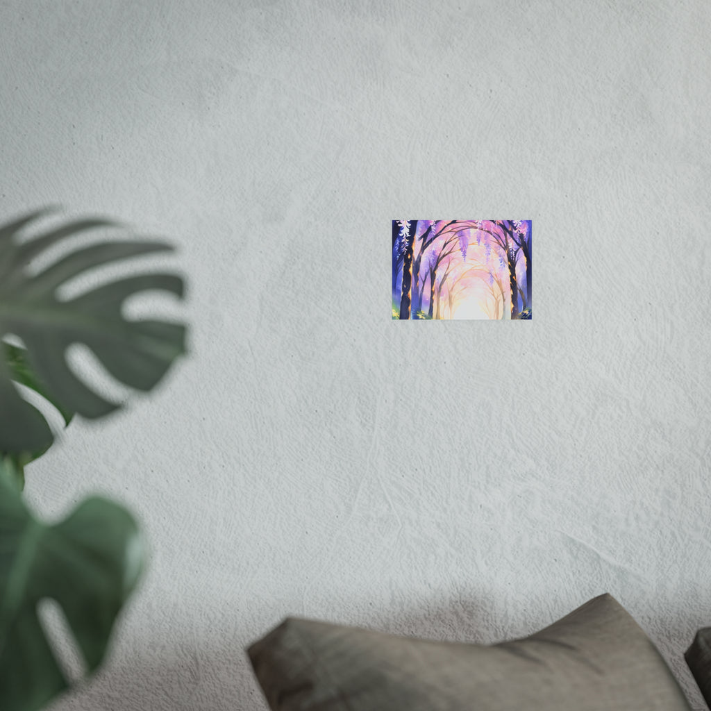 SAKURA GARDEN | Wisteria Tunnel Art Poster