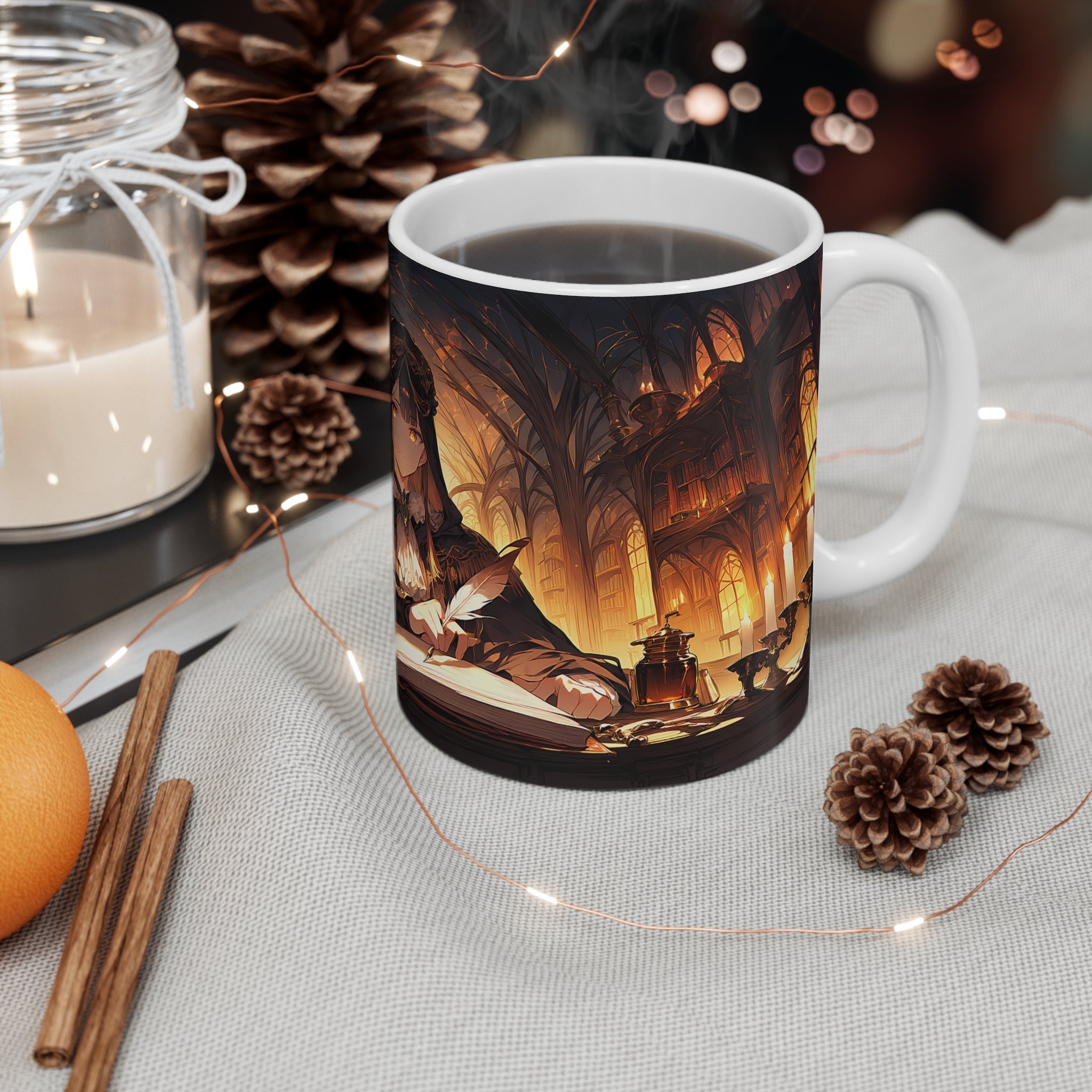 MIDNIGHT INK | Books Candle Mug