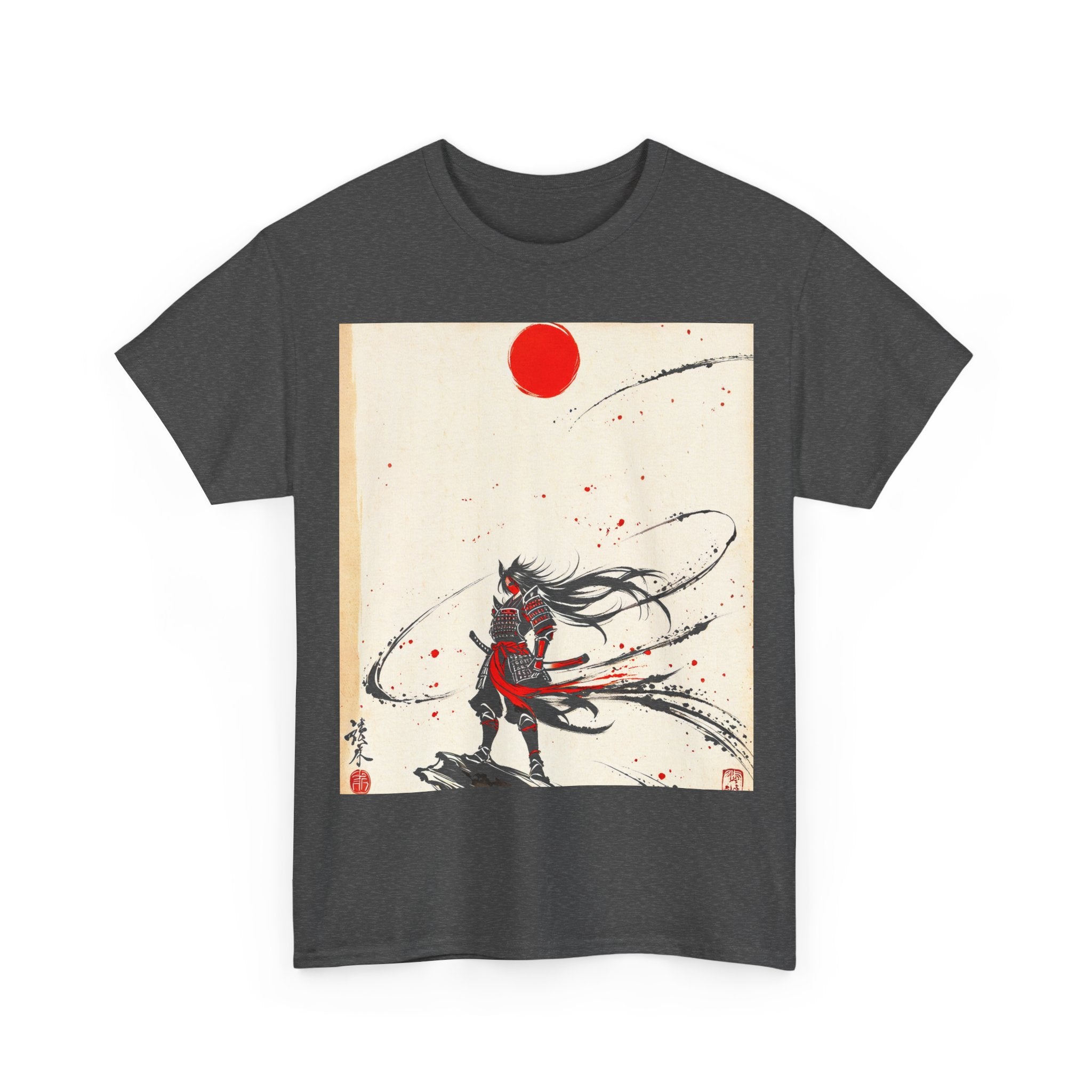RONIN | Wolf Warrior Tee (Charcoal Heather)