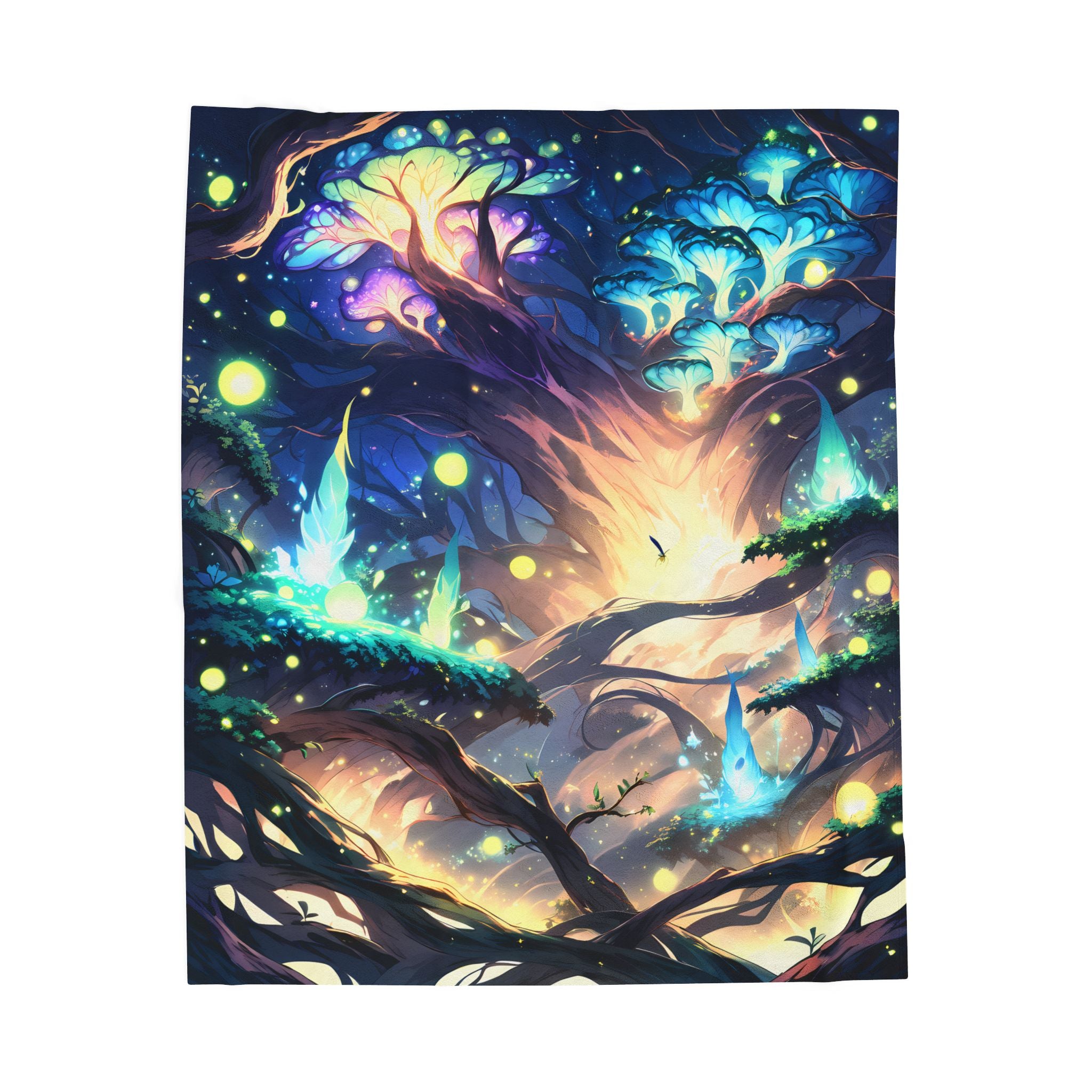 WILDWOOD | Moonlit Panoramic Fleece Blanket