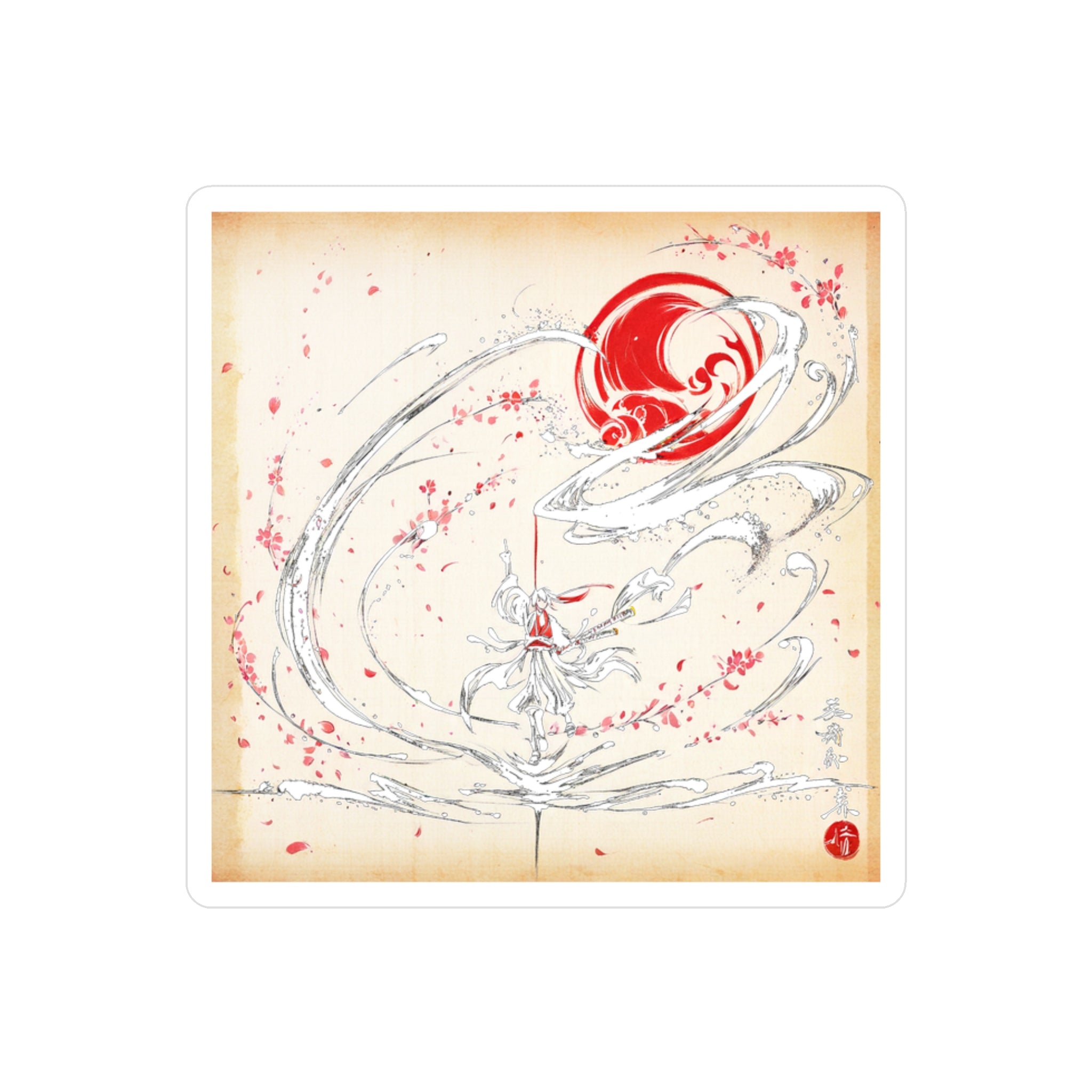 RONIN | Rising Sun Katana Sticker