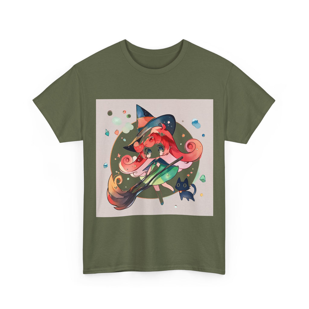 THE WITCH'S GARDEN | Chibi Tee (Forest Green)