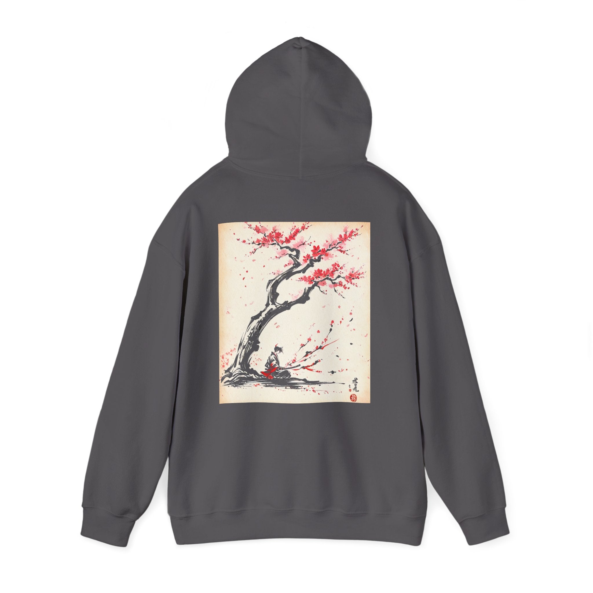 RONIN | Sleeping Warrior Hoodie (Charcoal Heather)