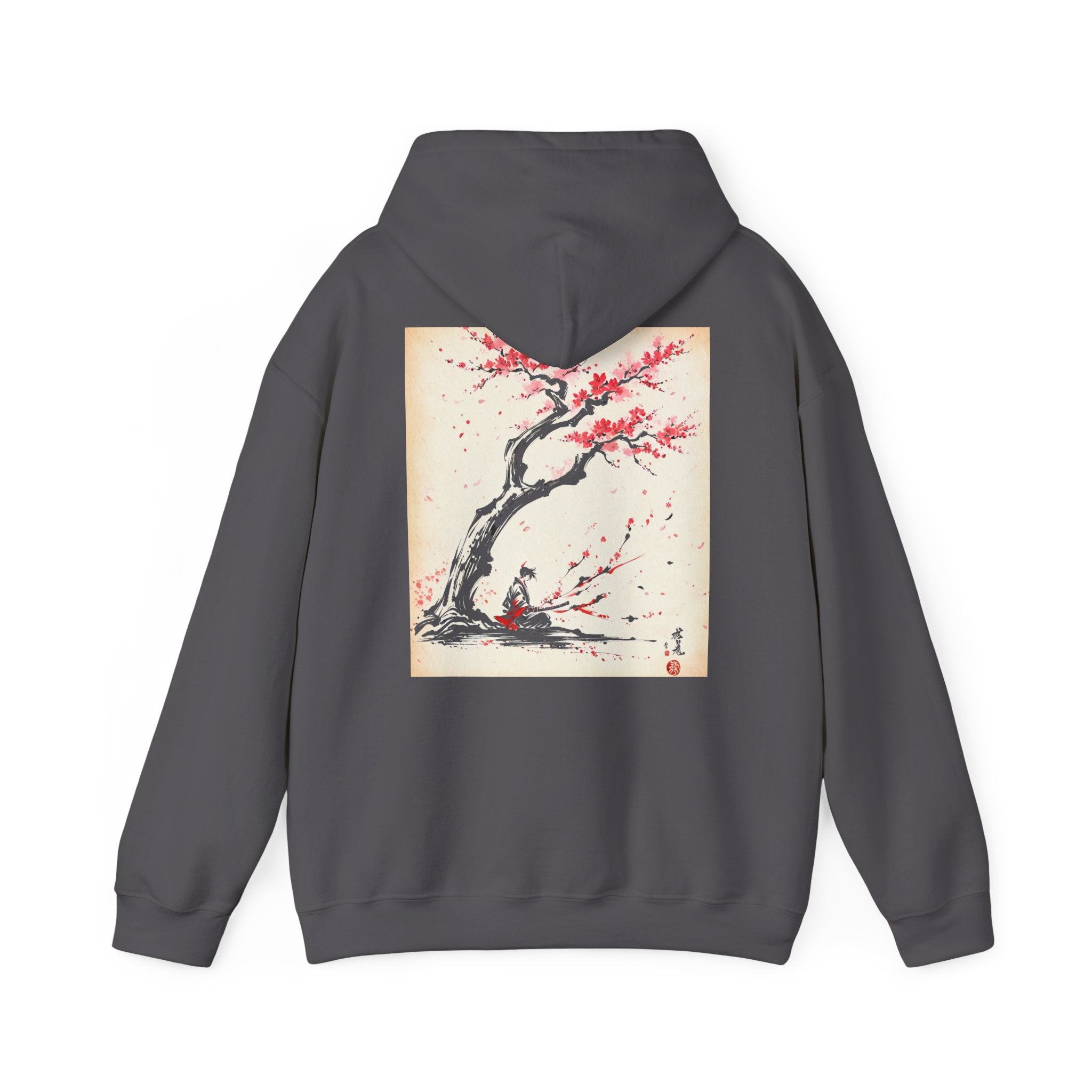 RONIN | Sleeping Warrior Hoodie (Charcoal Heather)