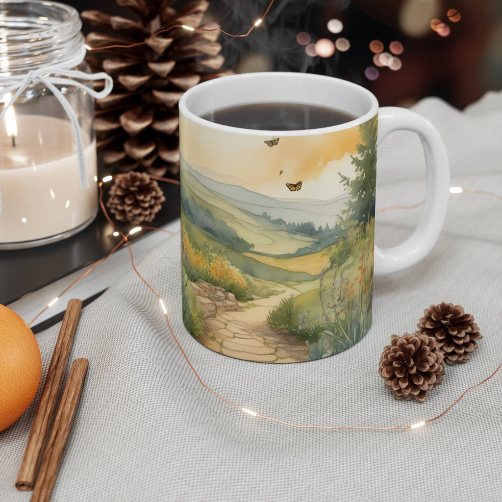 THE WITCH'S GARDEN | Panoramic Art Mug