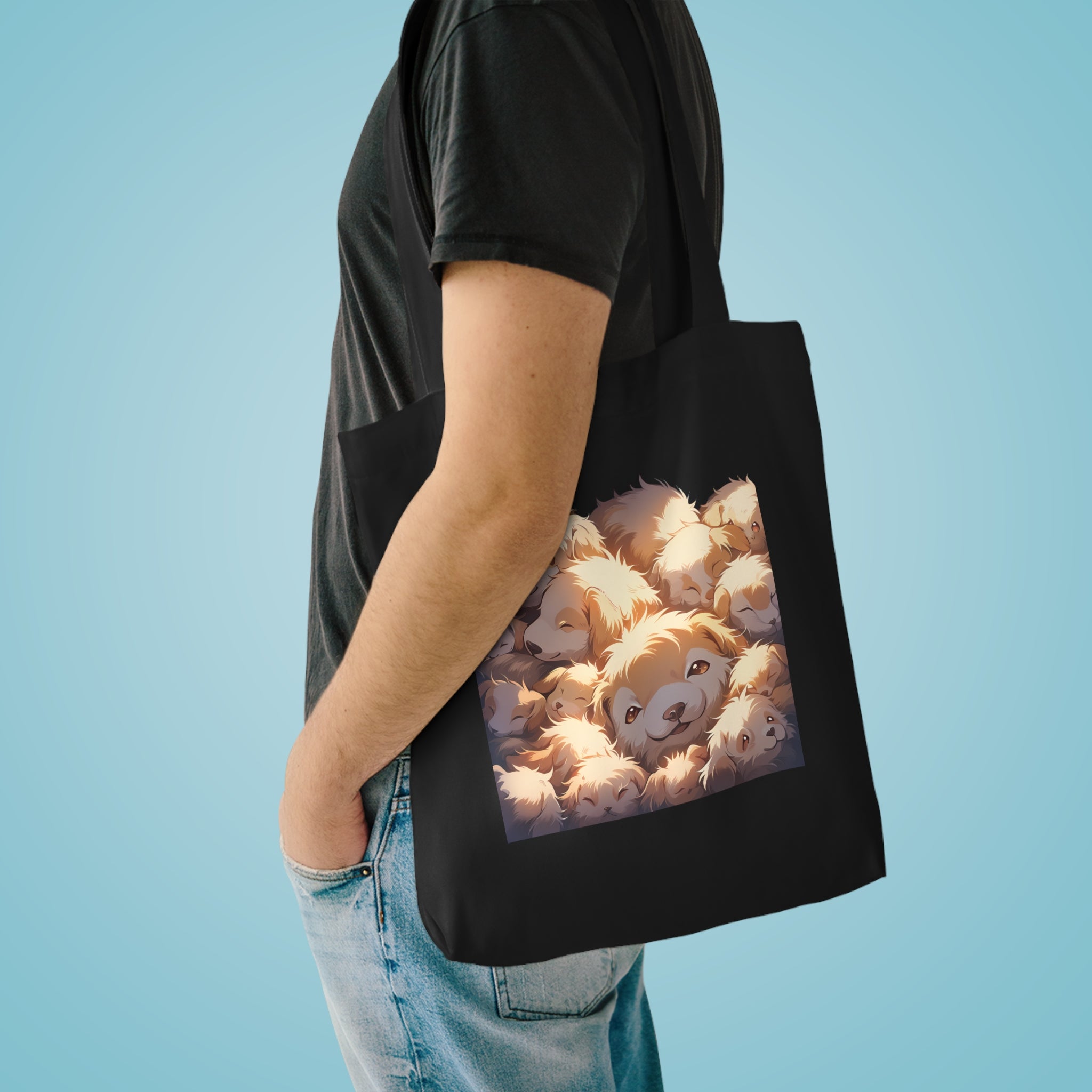 PACK LEADER | Puppy Pile Tote Bag