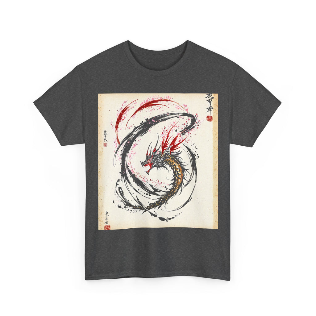 RONIN | Koi Dragon Tee (Charcoal Heather)