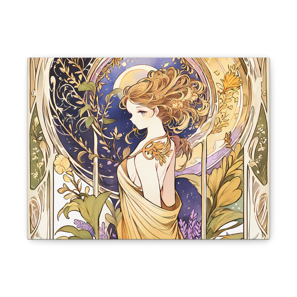 THE WITCH'S GARDEN | Tarot Moon Canvas Art Print