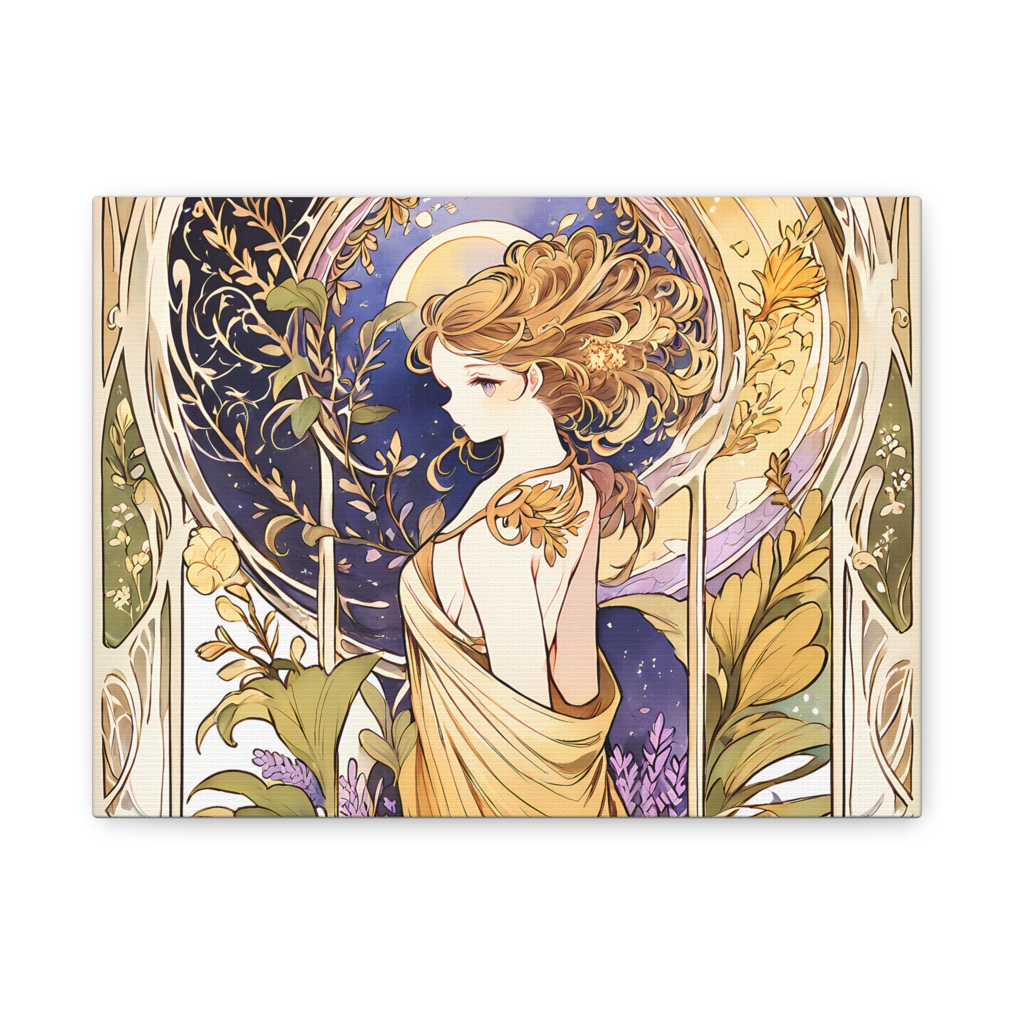 THE WITCH'S GARDEN | Tarot Moon Canvas Art Print