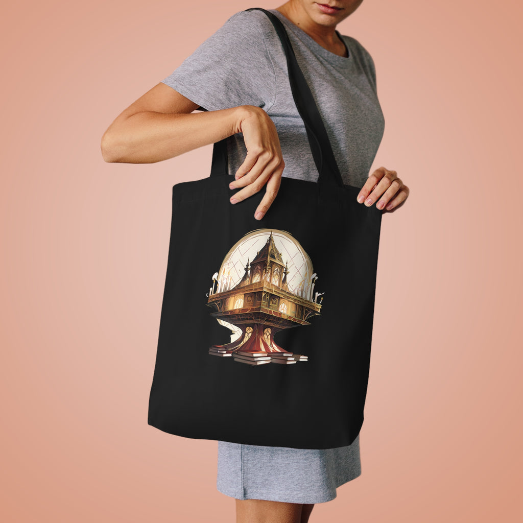 MIDNIGHT INK | Books Candle Tote Bag