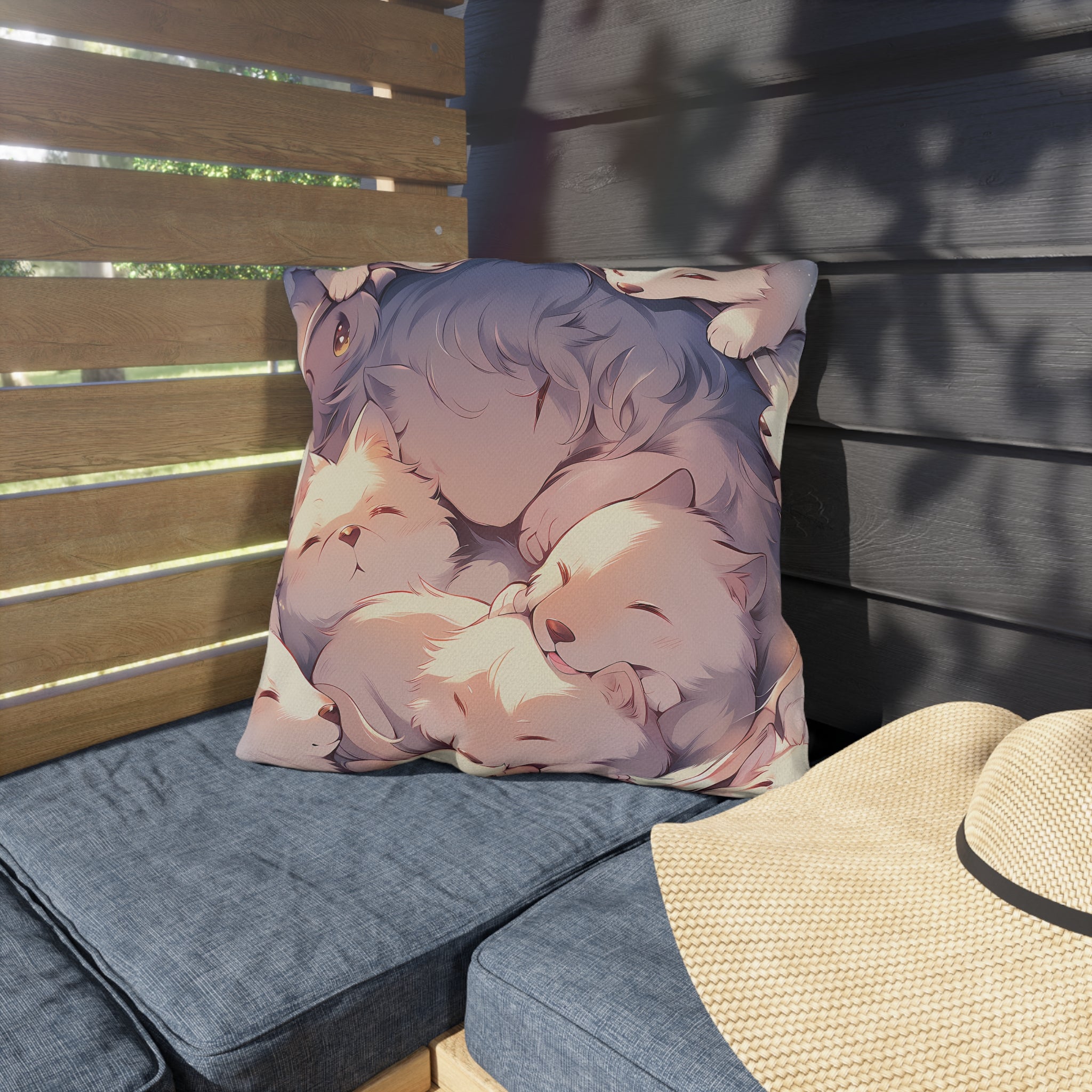PACK LEADER | Puppy Pile Throw Pillow