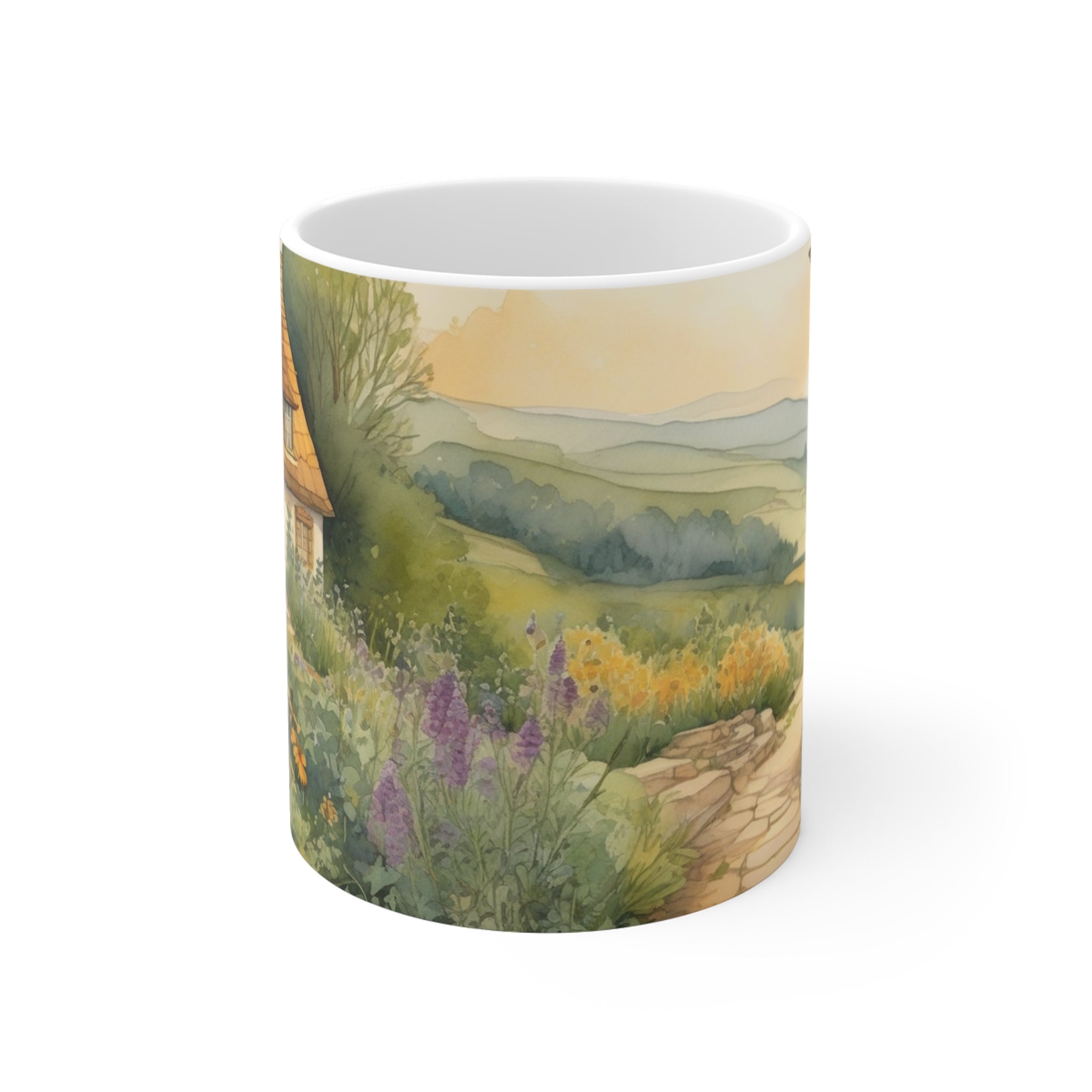 THE WITCH'S GARDEN | Panoramic Art Mug