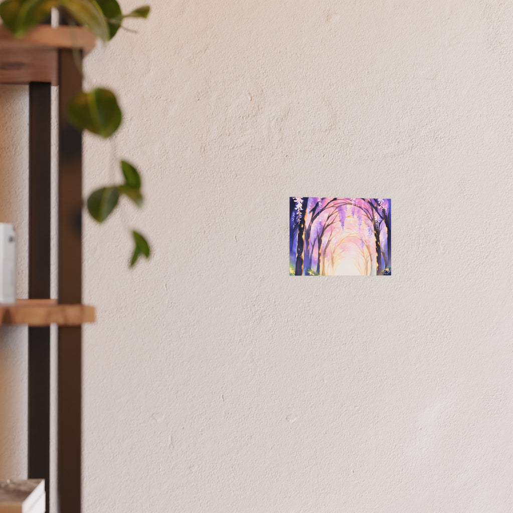 SAKURA GARDEN | Wisteria Tunnel Art Poster
