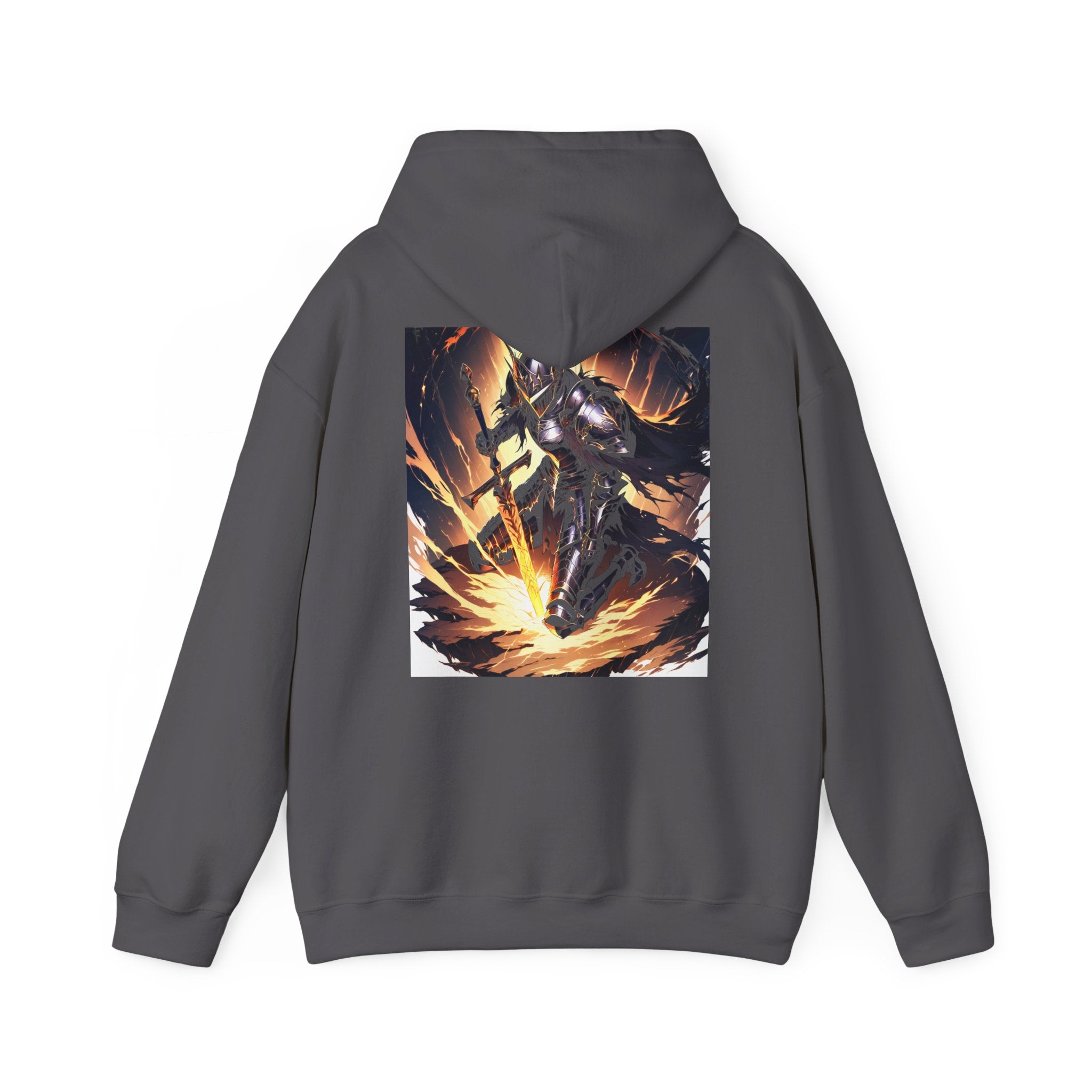 IRON CROWN | Dark Knight Hoodie (Charcoal Heather)