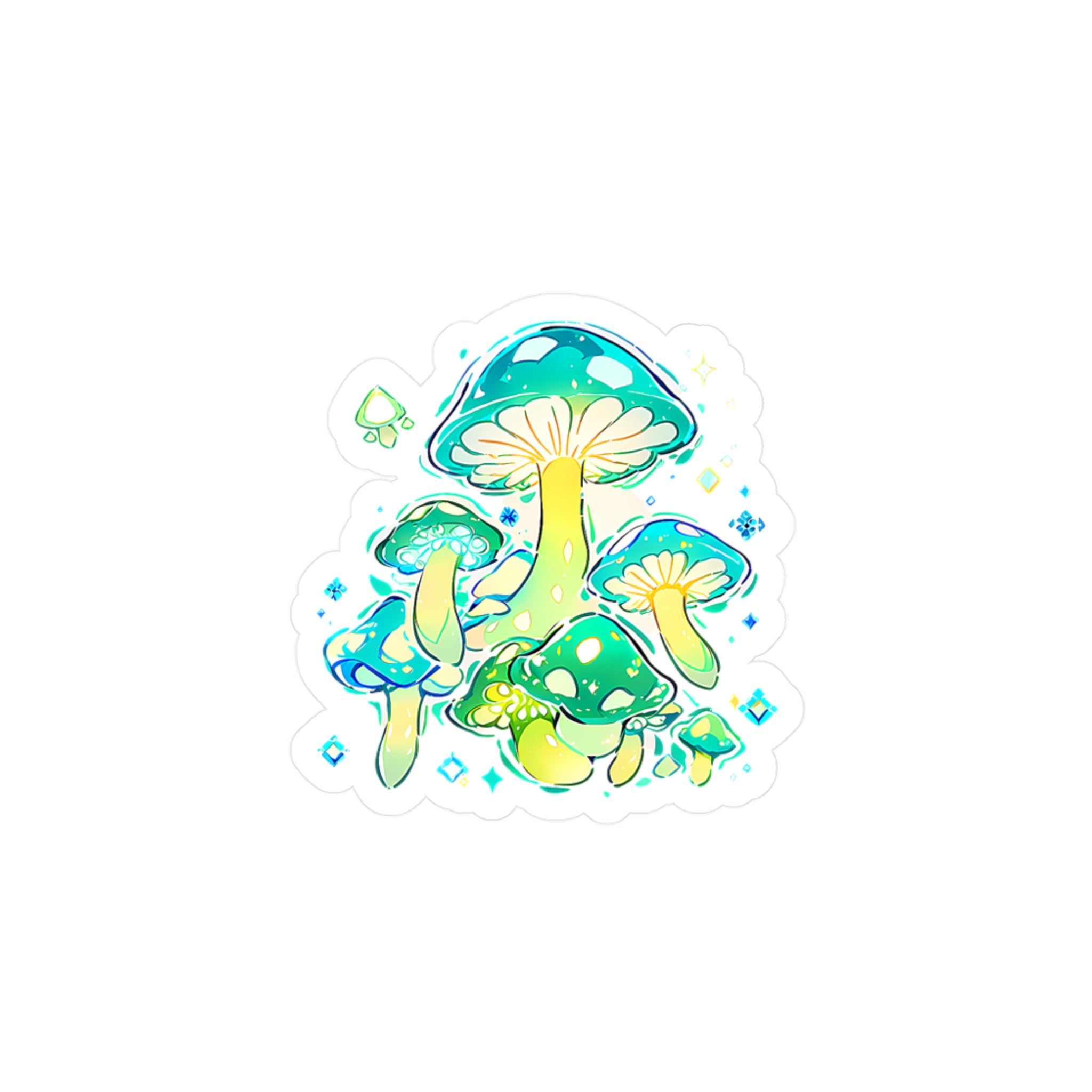 WILDWOOD | Mushroom Cluster Sticker